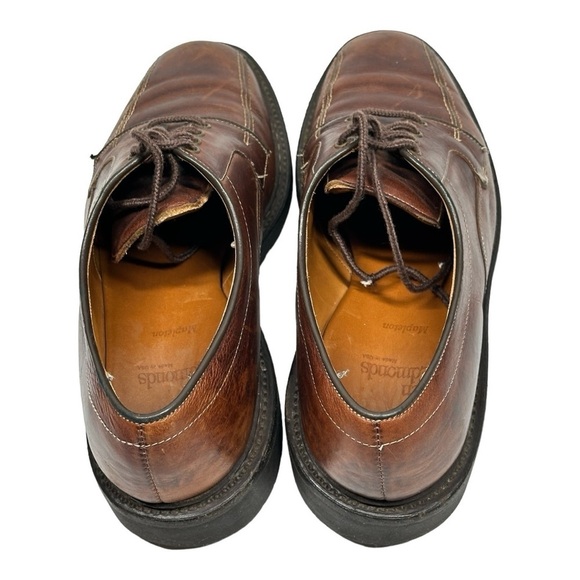 Allen Edmonds Mapleton Oxford Shoes Brown Leather Lace-Ups Men\'s 8D main image 5